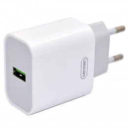 СЗУ Denmen DC07 1USB 18W QC3.0 Fast Charger (white)