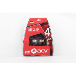 ACV KIT 2.4P (2-кан усил-ля 4AWG). Комплект проводов 