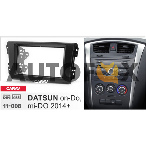 Carav 11-008: 2 DIN DATSUN on-DO, mi-DO 2014+