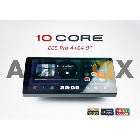 10 CORE CC5 PRO "9" 4+64GB 4G\CarPlay\10Ядер процессор