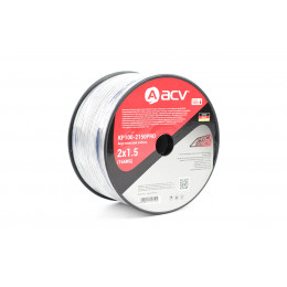 ACV KP100-2150PRO. Акустический кабель 16AWG/100м (2x1.5) OFC луженая медь 99.99%