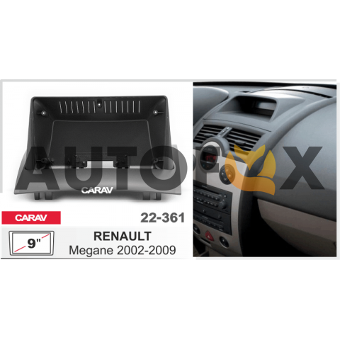 Carav 22-361: 9" Renault Megane 2002-2009