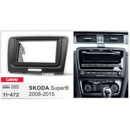 Carav 11-472 2 DIN SKODA SuperB 2008-2015 