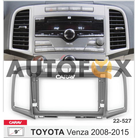 Carav 22-527: 9" TOYOTA Venza 2008-2015