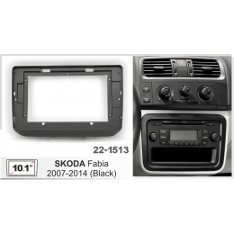 AMX 22-1513: 10" Skoda Fabia 2007-2014 (Quadlock проводка+CAN-Raise)