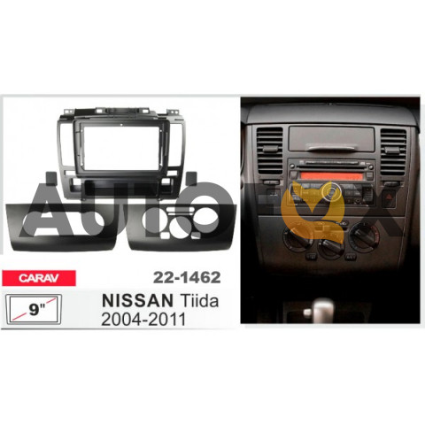 Carav 22-1462: 9" NISSAN Tiida 2004-2011