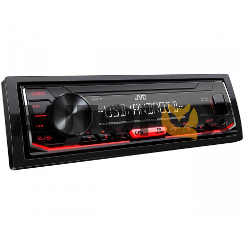 JVC KD-X162 (USB+AUX Красный 1пара RCA)